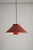 Stone Red Conical Pendant with Anti-Glare System, 1970s For Sale - Image 9 of 10