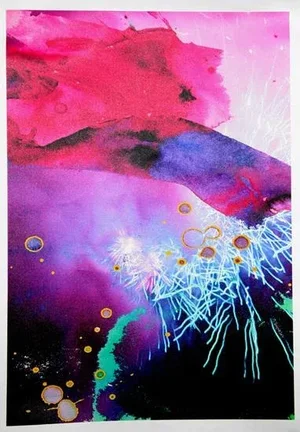 Acting Up, Michael Knigin Digital Print on Canvas, Signed, Dated and Titled on Verso