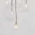 Cluster 5 Mix Hanging Lamp in Brass by Schwung For Sale - Image 4 of 8