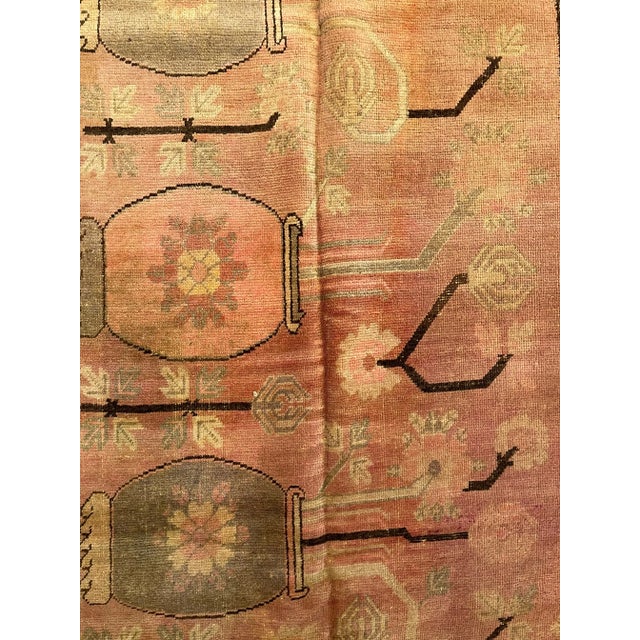 Antique Samarkand Rugs: The desert oasis of Khotan was an important stop on the Silk Road. The people of Khotan were...