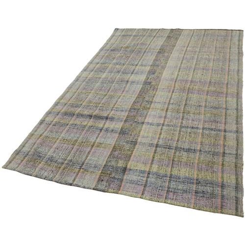 Vintage Turkish Flatweave Kilim Rug For Sale - Image 3 of 7