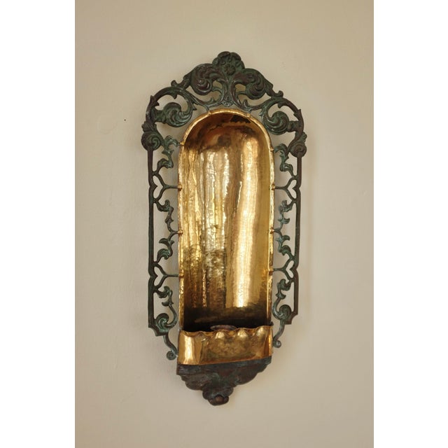 Mid-Century Modern 1920s Pair of Swedish Grace Candle Wall Scone For Sale - Image 3 of 10