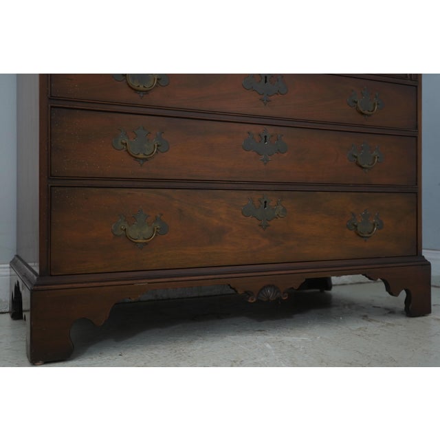 1960s Kittinger Cw-1 Colonial Williamsburg Mahogany Desk For Sale - Image 11 of 18