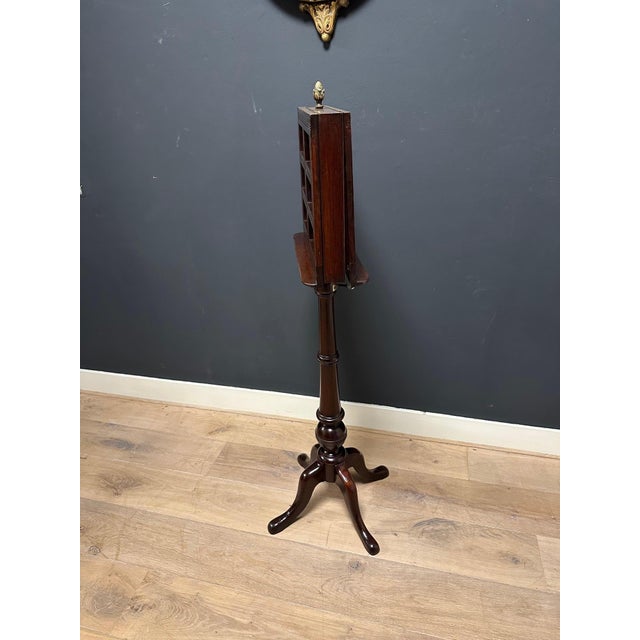 Brown Music Stand in Mahogany For Sale - Image 8 of 14