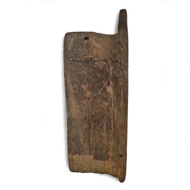 African Vintage Old Igbo African Grain Door / Wall Object For Sale - Image 3 of 8