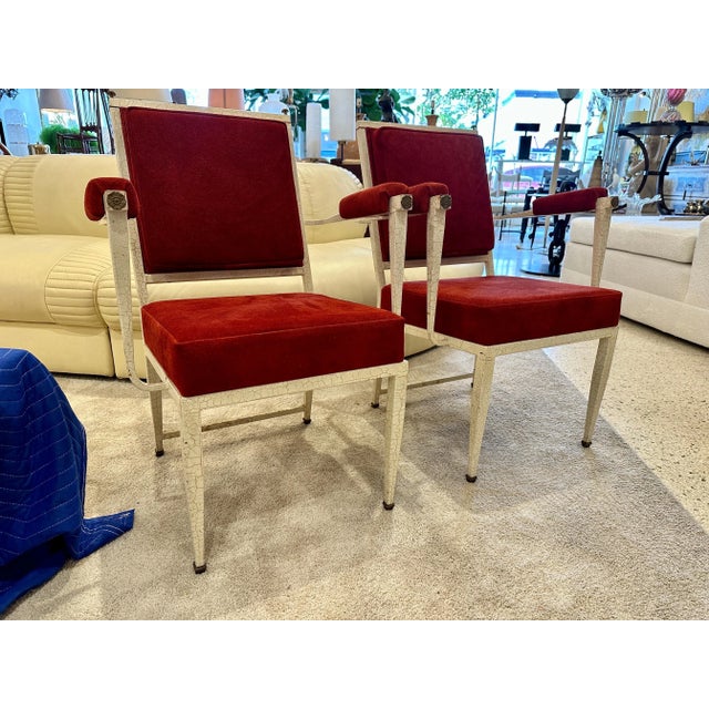 Art Deco 1940's Deco Armchairs - A Pair For Sale - Image 3 of 12