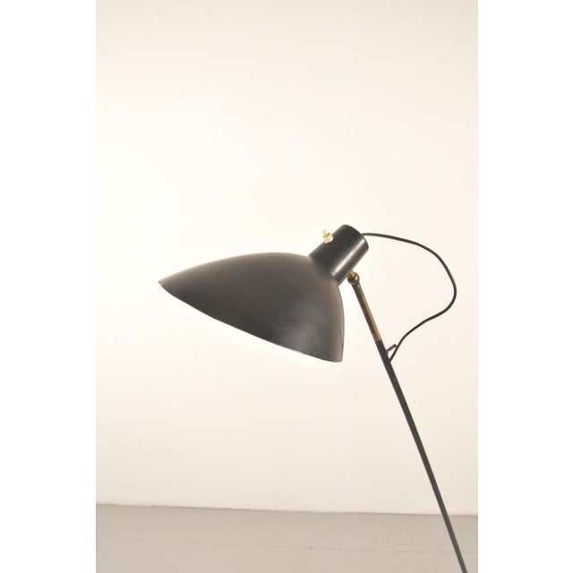 Black Floor Lamp by Vittorio Viganò for Arteluce, 1950 For Sale - Image 8 of 10