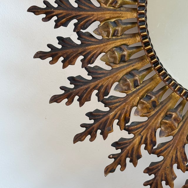 Italian Sun Mirror, 1950s For Sale - Image 6 of 10