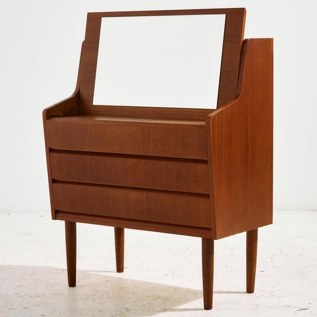 Danish Teak Bureau Desk For Sale - Image 5 of 18