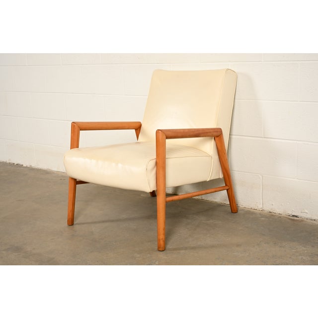 Leslie Diamond for Conant Ball Mid-Century Modern Sculpted Solid Birch Lounge Chair, 1950s For Sale - Image 14 of 14