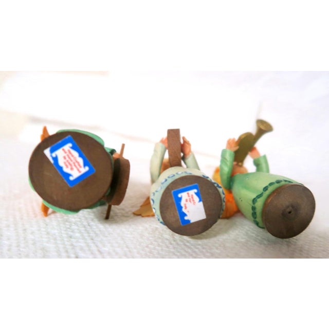 Anri - Hand-Crafted Hand-Painted Angels Playing Music for the Holidays! For Sale - Image 12 of 15