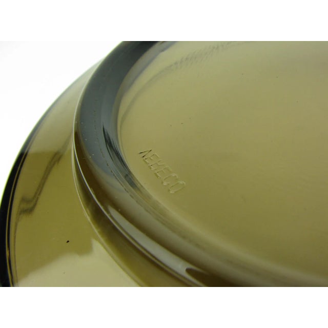 Vintage 1970s Vereco France Smoke Brown Glass Dinnerware Set - 40 Pieces For Sale - Image 11 of 12