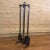 Mid-Century Modern Mid-Century Modern Wrought Iron and Brass Fireplace Tools- 3 Pieces For Sale - Image 3 of 8