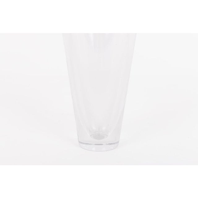 Swedish Crystal Vase from Orrefors, 1980s For Sale - Image 4 of 7