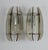 Italian Veca Smoked and Clear Glass Sconces from Veca, 1970s, Set of 2 For Sale - Image 18 of 18