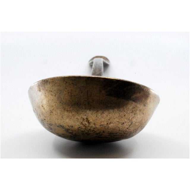 Plain Silver Soup Ladle with Handle For Sale - Image 5 of 10