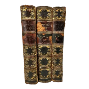Antique Rugby School Arnold's Home "History of Rome" Books - Set of 3