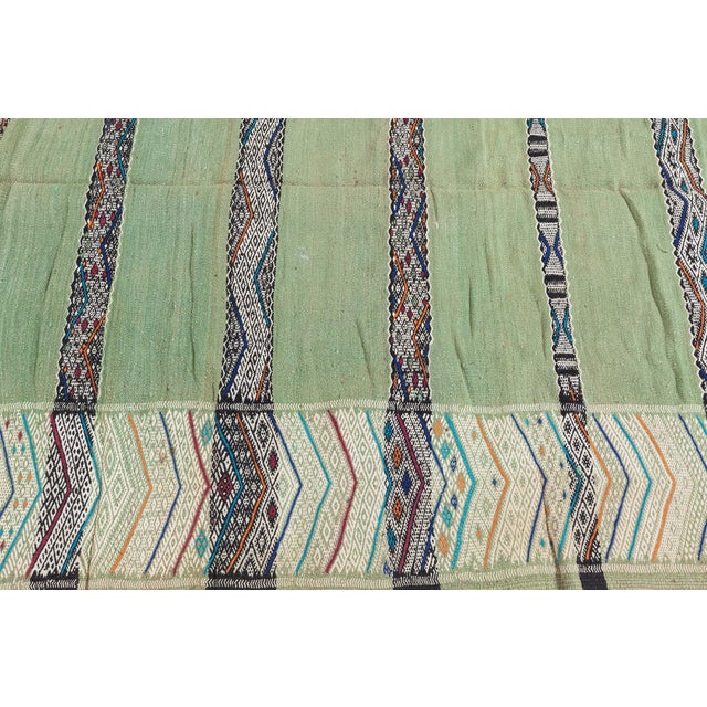 Doris Leslie Blau Vintage Moroccan Green Tribal Rug For Sale In New York - Image 6 of 9
