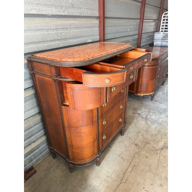 Late 19th Century French Belle Époque Louis XV Revival Bombe Commode For Sale - Image 4 of 11