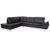Leather Corner Black Sofa with Manual Function by Ewald Schillig For Sale - Image 17 of 17