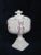 White Westmoreland Milk Glass Beaded Edge Square Grape Pedestal Candy Bowl For Sale - Image 8 of 11