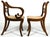 Traditional Set 8 Fine Regency Dining Chairs W Brass Inlay & Saber Front Legs For Sale - Image 3 of 11