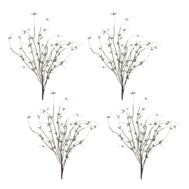 2020s Mini Leaf Twig Branch (Set of 4) For Sale - Image 5 of 5