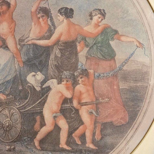 Blue Angelica Kauffman, The Triumph of Beauty and Love, 1700s, Engraving For Sale - Image 8 of 16
