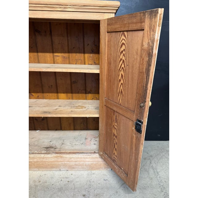 19th Century Antique Pine Larder Cabinet, 1880 For Sale - Image 5 of 10