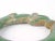 Chinese 19th Century Archaic Chinese Green Jade Hand Carved Dragon Bracelet or Decorative Object to Display For Sale - Image 3 of 6