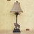 Camel Berman Camel Table Lamp With Palm Motif Stem, Bronze-Tone Desert Safari Accent Lamp, 29"h For Sale - Image 8 of 18