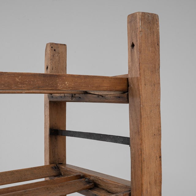 1930s French Industrial Bakery Rack on Wheels For Sale - Image 12 of 18