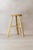 Vintage Rustic Elm Wood Stool For Sale - Image 5 of 5