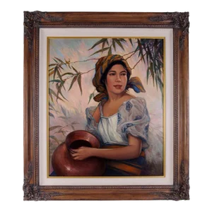 Dirk Foslien "Dalagang Bukid" After Fernando Amorsolo
