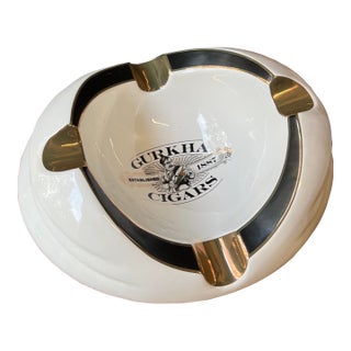 1970s Large Ceramic Cigar Ashtray For Sale