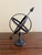 Late 20th Century Pair of Black Iron Armillary Globe Sculptures – Traditional Landscape & Garden Decor For Sale - Image 12 of 13