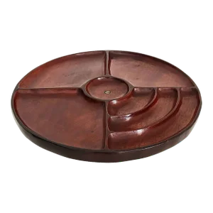 Mid 20th Century Mahogany Lazy Susan