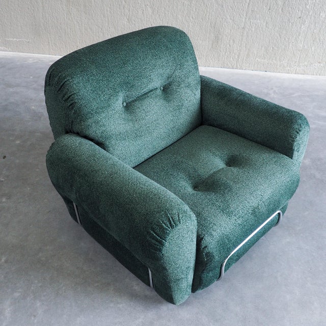 Mid - Century Modern Italian Armchair, 1960s For Sale - Image 14 of 16