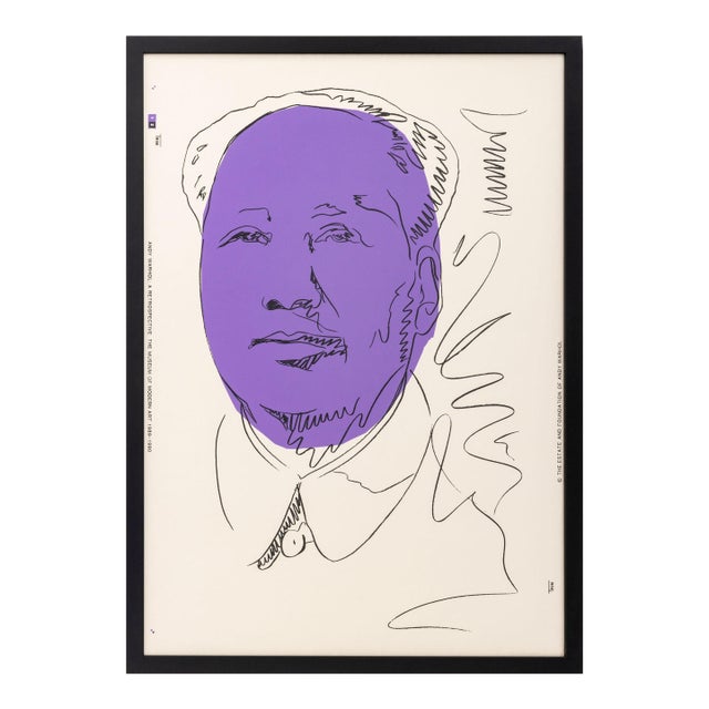After Andy Warhol "Mao" Screenprint, 1989-90 For Sale