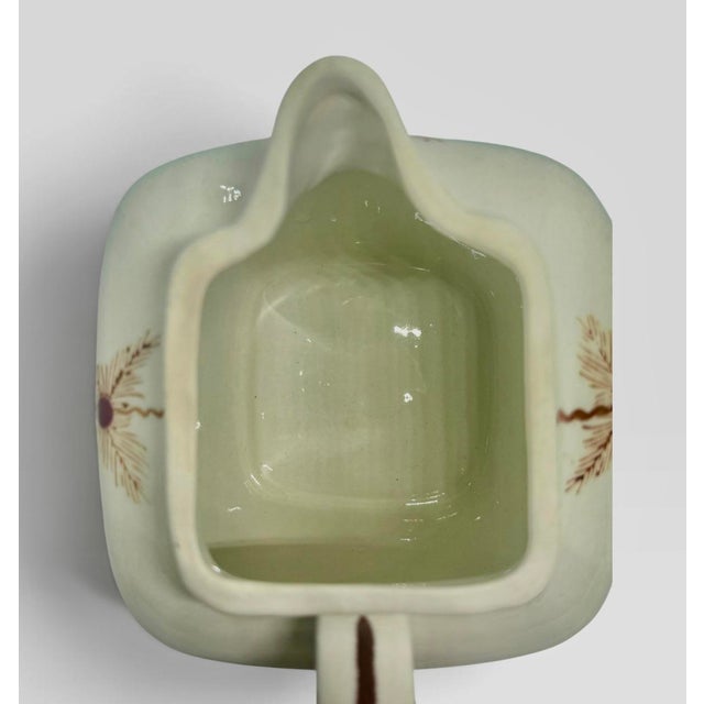 Ceramic Mid 20th Century Ceramic Lidded Creamer Hand-Painted Floral Berry Motif For Sale - Image 7 of 12