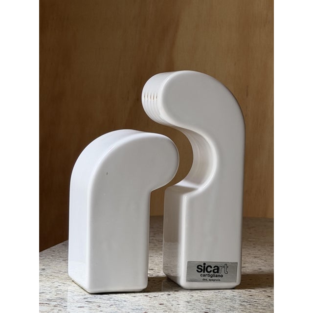Vintage Salt & Pepper Shakers by Pino Spagnolo for Sicart, 1970s, Set of 2 For Sale - Image 9 of 18