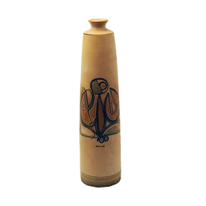 Earthware Glazed Ceramic Vase by Cianciolo Noma Messina, 1960s
