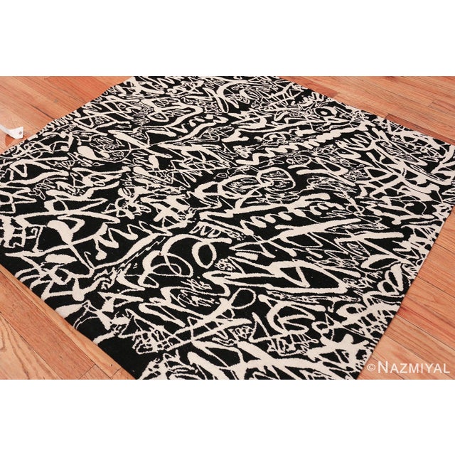 Abstract Nazmiyal Collection Vintage Voice of a Dead Sea Scroll Tapestry by Barbara Rae Schaefer For Sale - Image 3 of 10