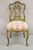 Antique Italian Venetian Green Floral Hand Painted Dining Side Chairs - Set of 4 For Sale - Image 12 of 12
