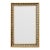 French 19th Century Gilt & Painted Symmetrical Mirror For Sale
