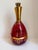1970s 22k Gold Ruby Red Venetian Murano Glass Decanter With 5 Tumblers - 6 pcs For Sale - Image 4 of 10
