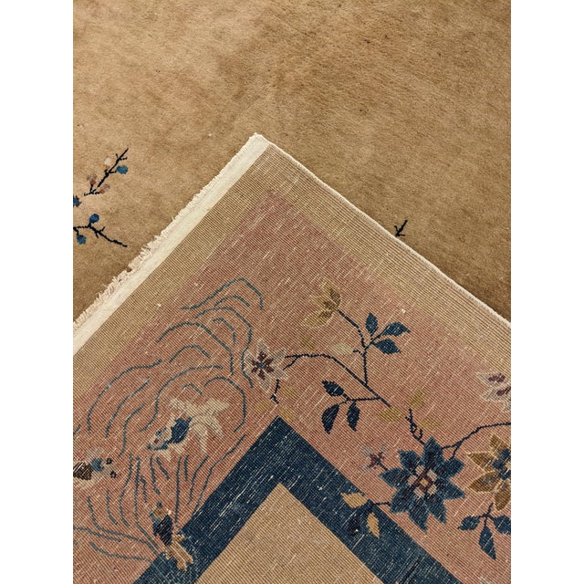 Art Deco 1920s Antique Chinese Art Deco Rug For Sale - Image 3 of 9