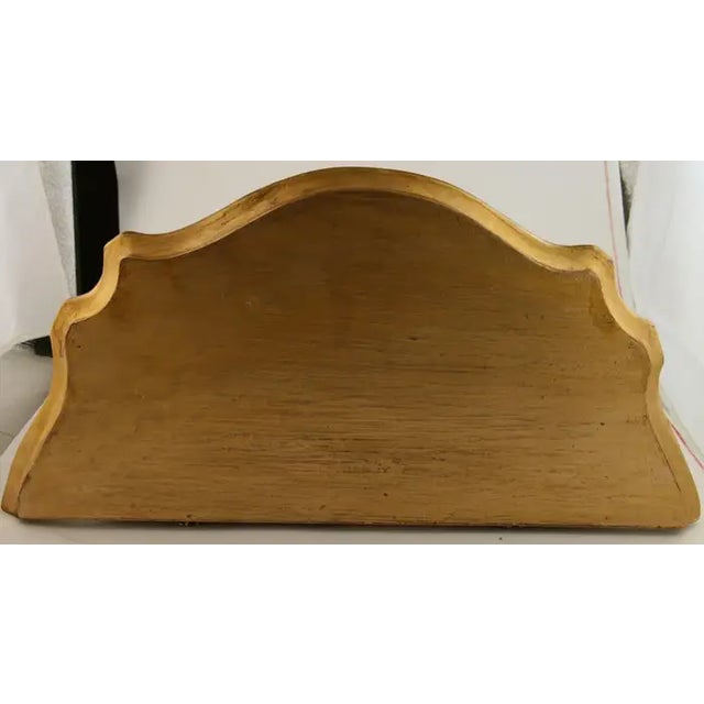 Italian giltwood and composition oversized wall bracket with elaborate details. Dimensions: Height: 12.5 in (31.75...