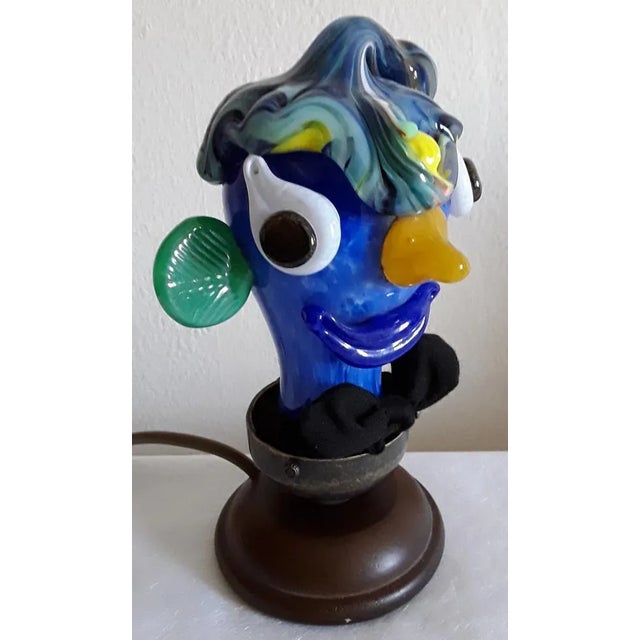 Vintage Table Lamp in Color Glass from Joska Crystal, 1980s For Sale - Image 4 of 7