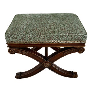 2000s Ethan Allen Bench/Ottoman For Sale